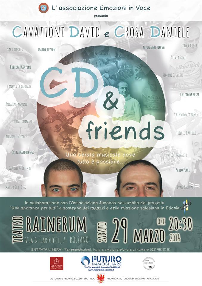 Concerto CD & Friends per l’Etiopia